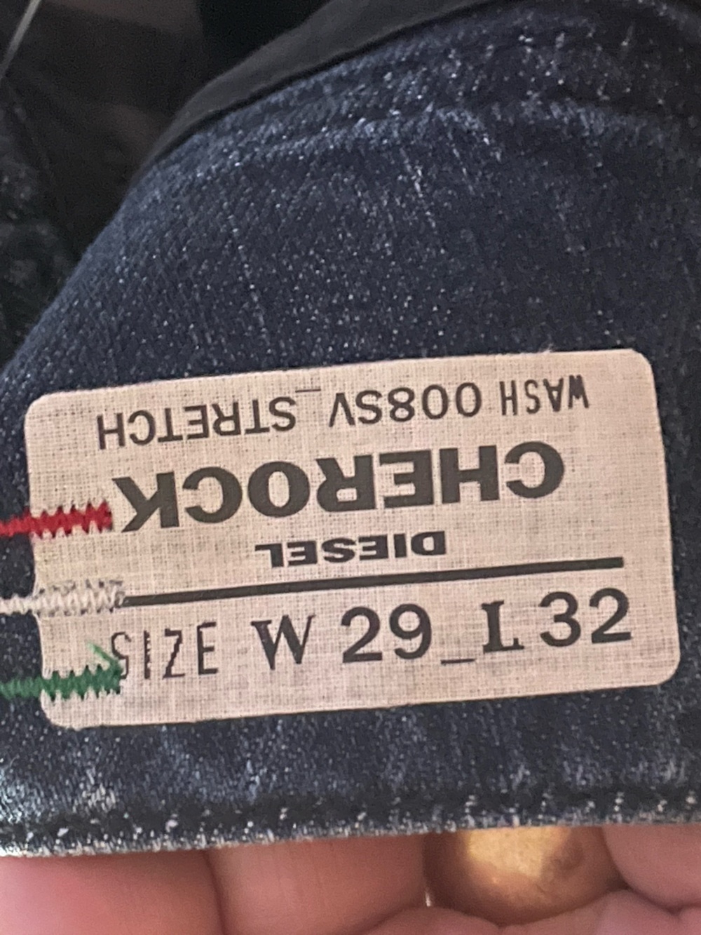 Diesel Made in Italy Cherock Low Rise Bootcut Jeans W29 L32 NWT Y2K - Picture 5 of 13